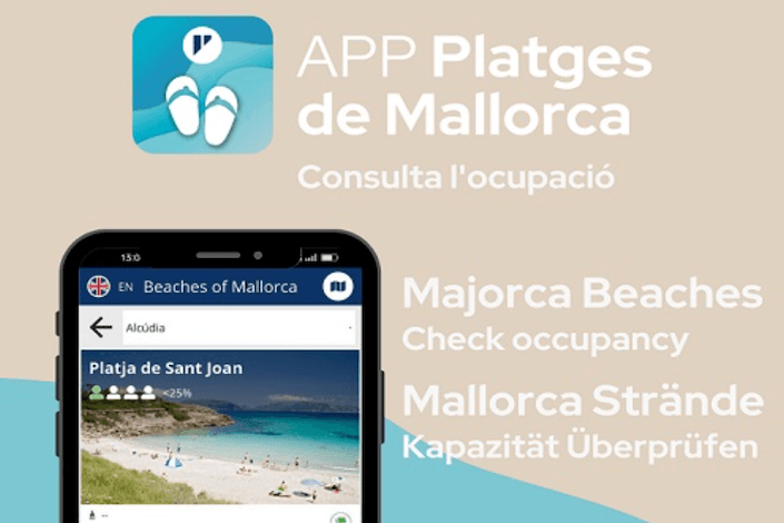 Mallorca lanza una 'app' para evitar saturación en las playas