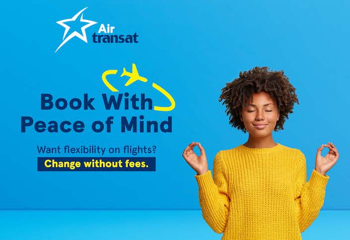 Air Transat extends its "Book With Peace of Mind" offer