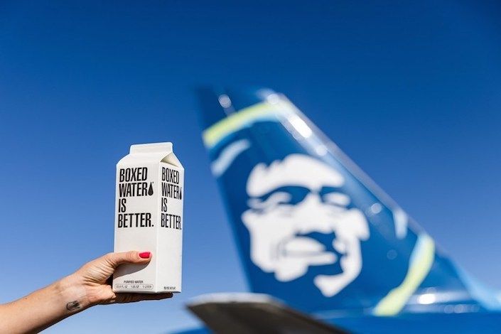 Alaska and Boxed Water™ to eliminate 1.8 million pounds of plastics annually