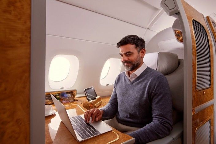 All Emirates passengers can now avail of free Wi-Fi connectivity onboard