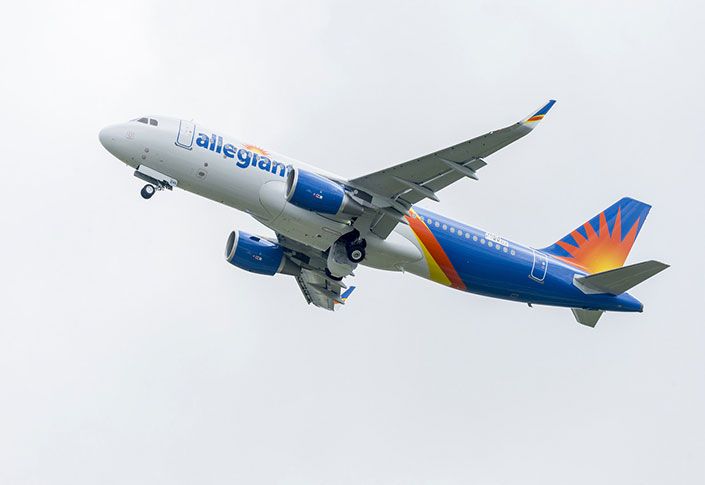 Allegiant Air Announces 5 New Nonstop Routes With Low Fares