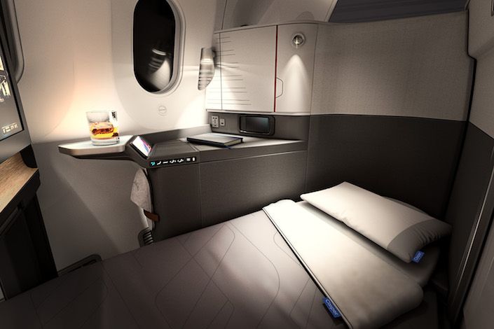 American Airlines introduces new flagship suite® seats