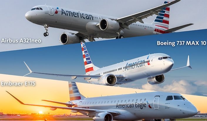 American Airlines places orders for Airbus, Boeing and Embraer aircraft