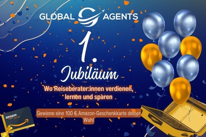 🎉 Global Agents Deutschland feiert 1 Jahr! – Jetzt teilnehmen & gewinnen