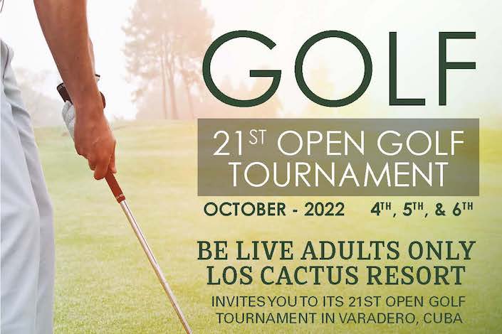 Be Live Hotels invites you to its 21st Open golf tournament in Varadero Cuba
