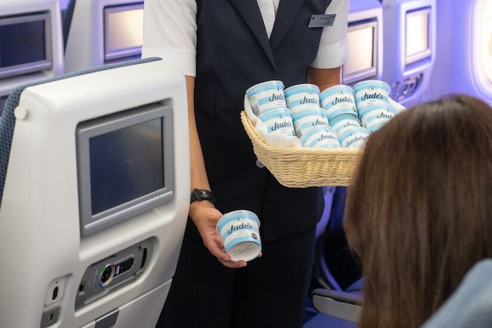 British Airways to offer ice cream and other treats for customers as part of its "British Original" summer offering