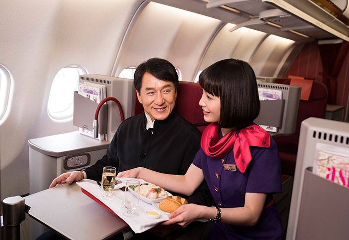 Celebrate Hong Kong Airline’s new route with Jackie Chan