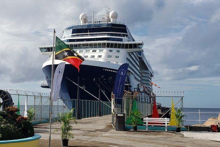 Celebrity Equinox Docks in St. Kitts!