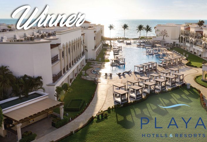 Congratulations to Playa Hotels & Resorts webinar winner!