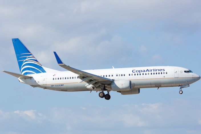 Copa Airlines route map