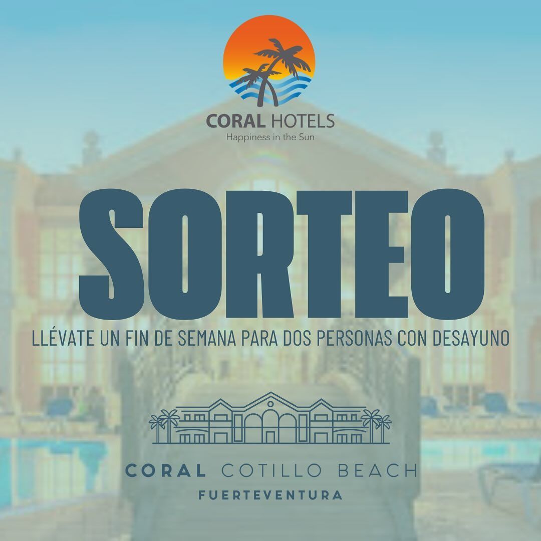 Sorteo Coral Cotillo Beach