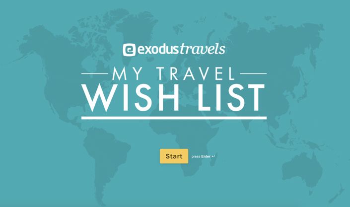 Create your 2021 wish list with Exodus Travels