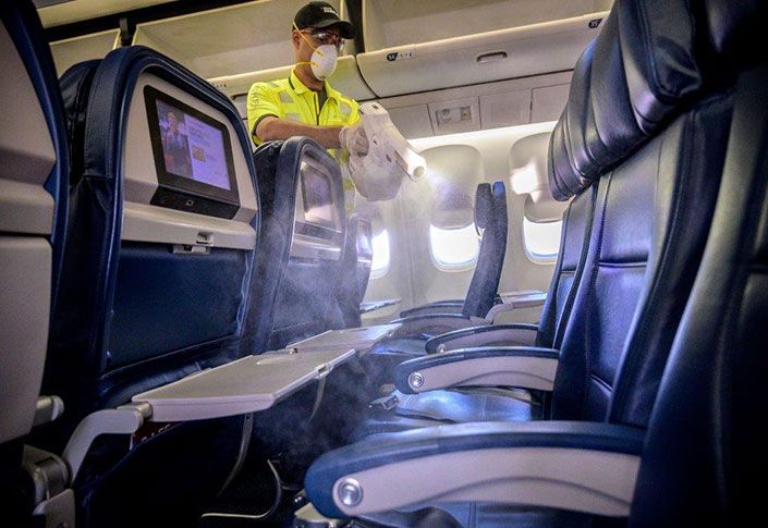 Delivering on new clean standard, Delta now sanitizing every flight