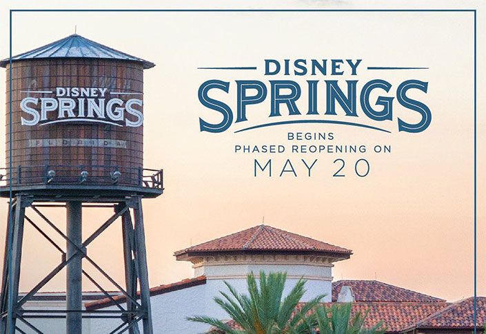 Disney Springs Begins Phased Reopening on May 20