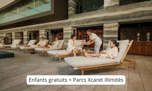 Enfants gratuits + Parcs Xcaret illimités