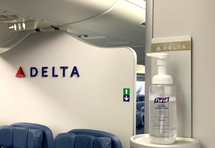 Five ways Delta is keeping lavatories safe and clean for you