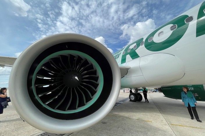 Frontier Airlines introduces the most fuel-efficient commercial aircraft among any U.S. airline