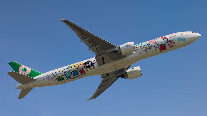 Goodbye Kitty! EVA Air set to repaint Hello Kitty Boeing 777