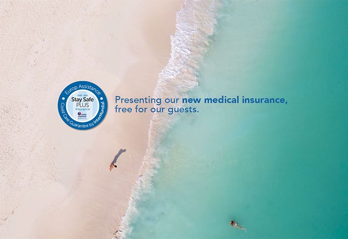 Guests can now enjoy free medical insurance with Palladium Hotel Group!