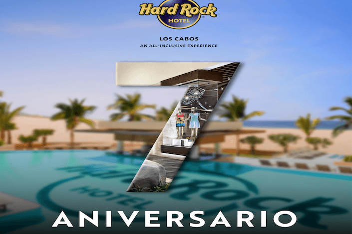 Hard Rock Hotel Los Cabos celebra su 7º aniversario
