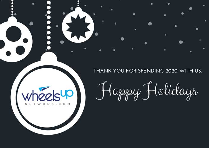 Happy Holidays from WheelsUpNetwork Team!