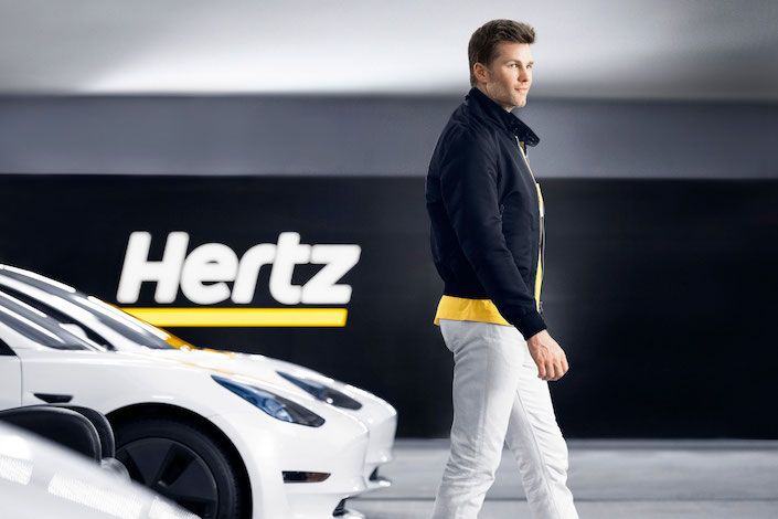 Hertz invests in largest electric vehicle rental fleet and partners with seven-time Super Bowl Champion Tom Brady to headline new campaign