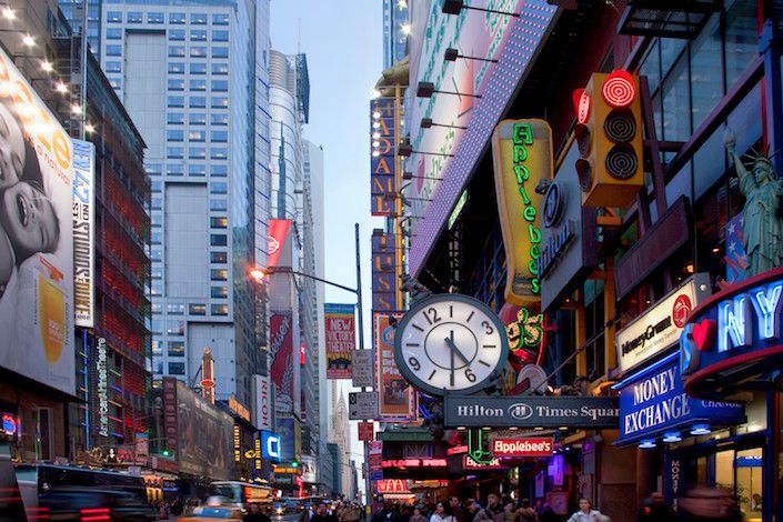 Hilton New York Times Square reopens its doors