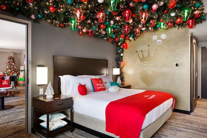 Hilton and Hallmark Channel invite guests to stay inside favorite holiday movies with “Countdown to Christmas” themed suites