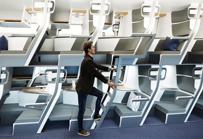 Is this double-decker seat the future of airplane travel?