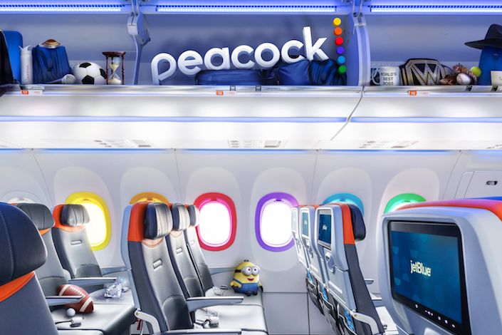 JetBlue and Peacock soar to new heights with first-of-its-kind partnership