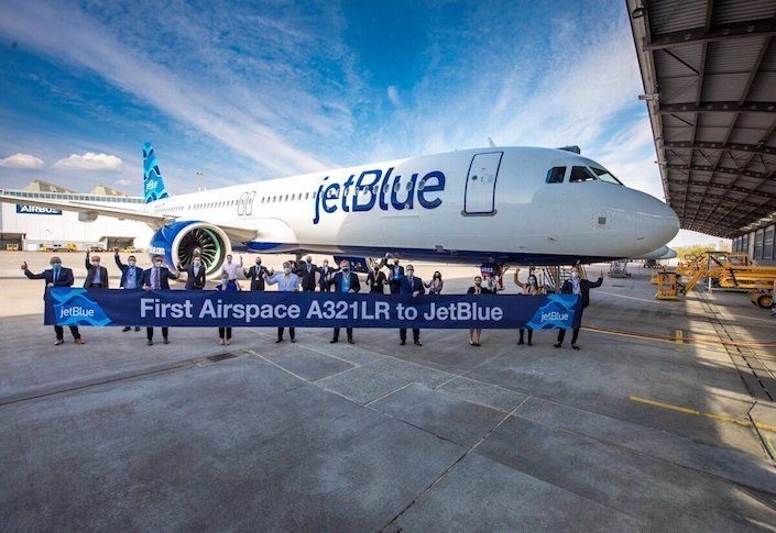 JetBlue arrives in London on test flight ahead of route launch