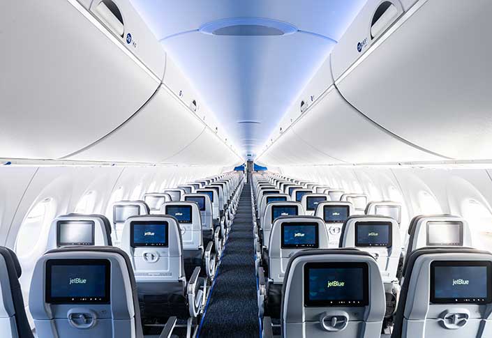 JetBlue introduces its new Airbus A220-300