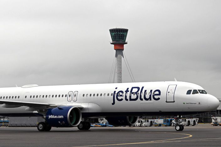JetBlue shakes up transatlantic market with attractive fares and award-winning service between New York and London as U.K. opens to U.S.-based travelers