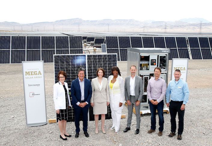 MGM Resorts launches 100MW solar array, delivering up to 90% of daytime power to 13 Las Vegas resorts
