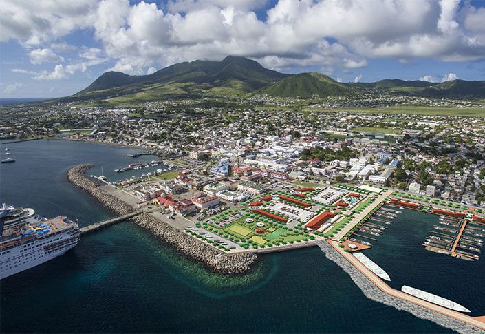 New $48-Million Cruise Pier Opens at Port Zante in St. Kitts and Nevis