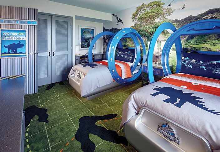 New Jurassic Park suites at Loews Royal Pacific Resort