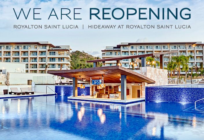 Paradise is back! Royalton Saint Lucia is reopening on May 28