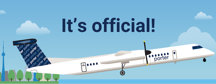 Porter Airlines confirms restart of service to select Canadian destinations beginning September 8