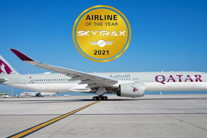 Qatar Airways is voted the World’s Best Airline for the sixth time at the 2021 World Airline Awards