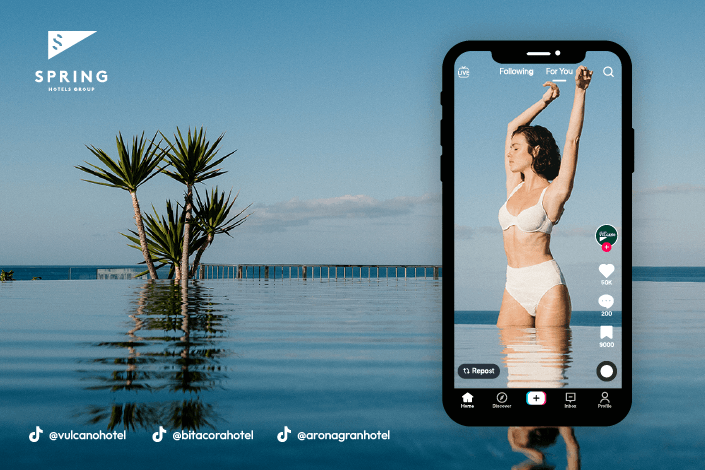 ¡La experiencia Spring Hoteles llega a Tiktok!