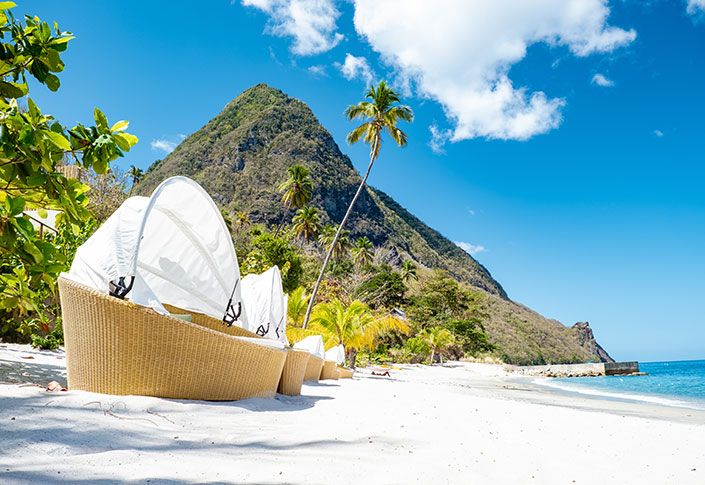 Saint Lucia offers multiple options for departing tourists