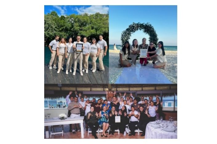 Sandos Hotels & Resorts in Mexico once more recognized and awarded by WeddingWire users