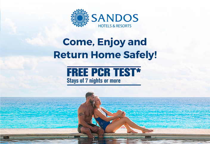 Sandos announces free PCR testing for those staying 7 nights or more for guests from countries requiring a negative COVID-19 test to re-enter their countries