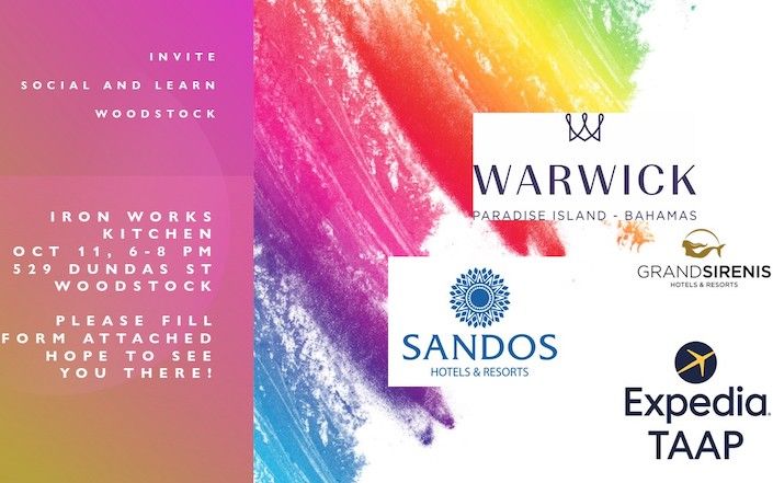 Save the Date! Sandos, Expedia Tapp, Warwick and Sirenis Travel Agent event
