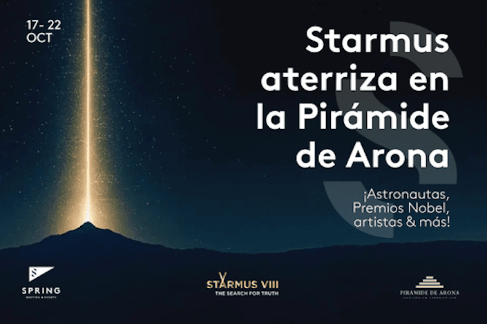 Starmus aterriza en la Pirámide de Arona