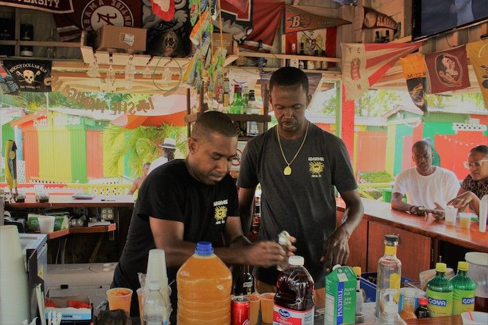 Sunshine’s- the iconic beach bar and legendary man of Nevis