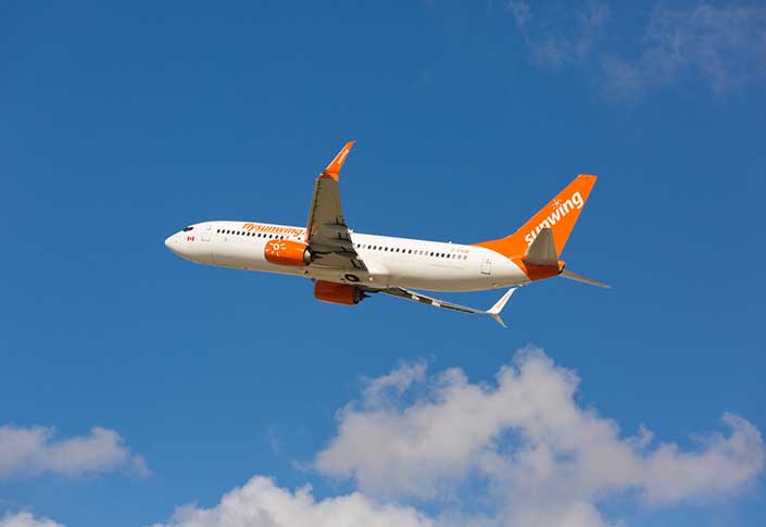 Sunwing reintroduces domestic flight service for Canada this summer