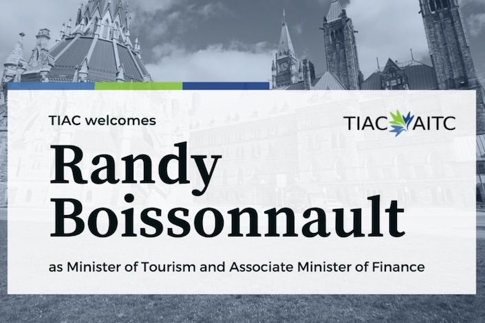 TIAC welcomes Hon. Randy Boissonnau