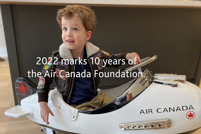 The Air Canada Foundation celebrates its 10-year anniversary with renewed commitment in helping kids spread their wings