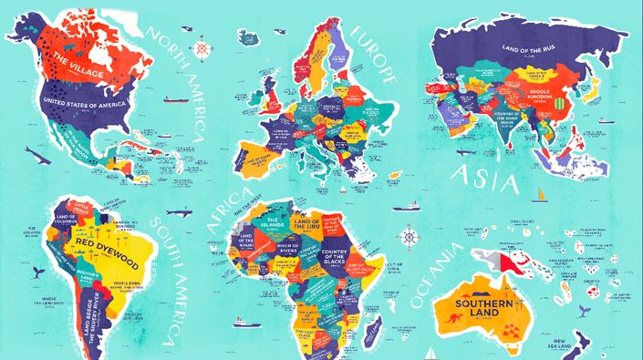 This Enlightening Map Shows the Literal Meaning of Every Country's Name